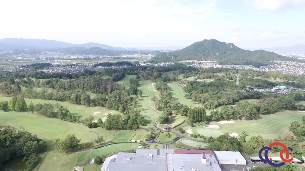 近江カントリー倶楽部空撮