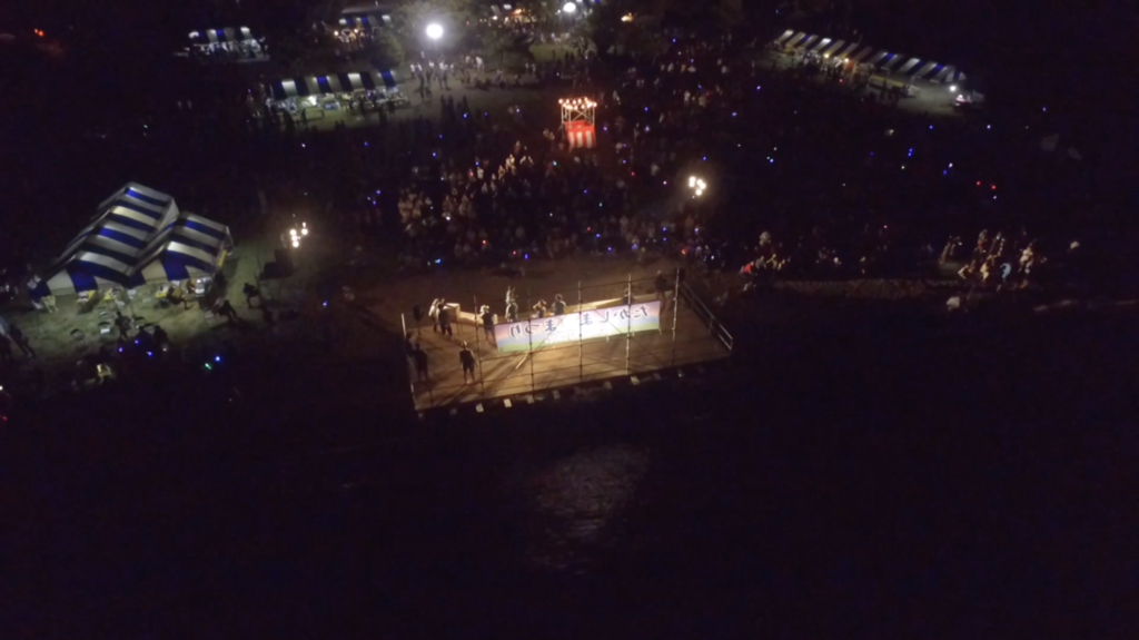 たかしま夏祭り空撮